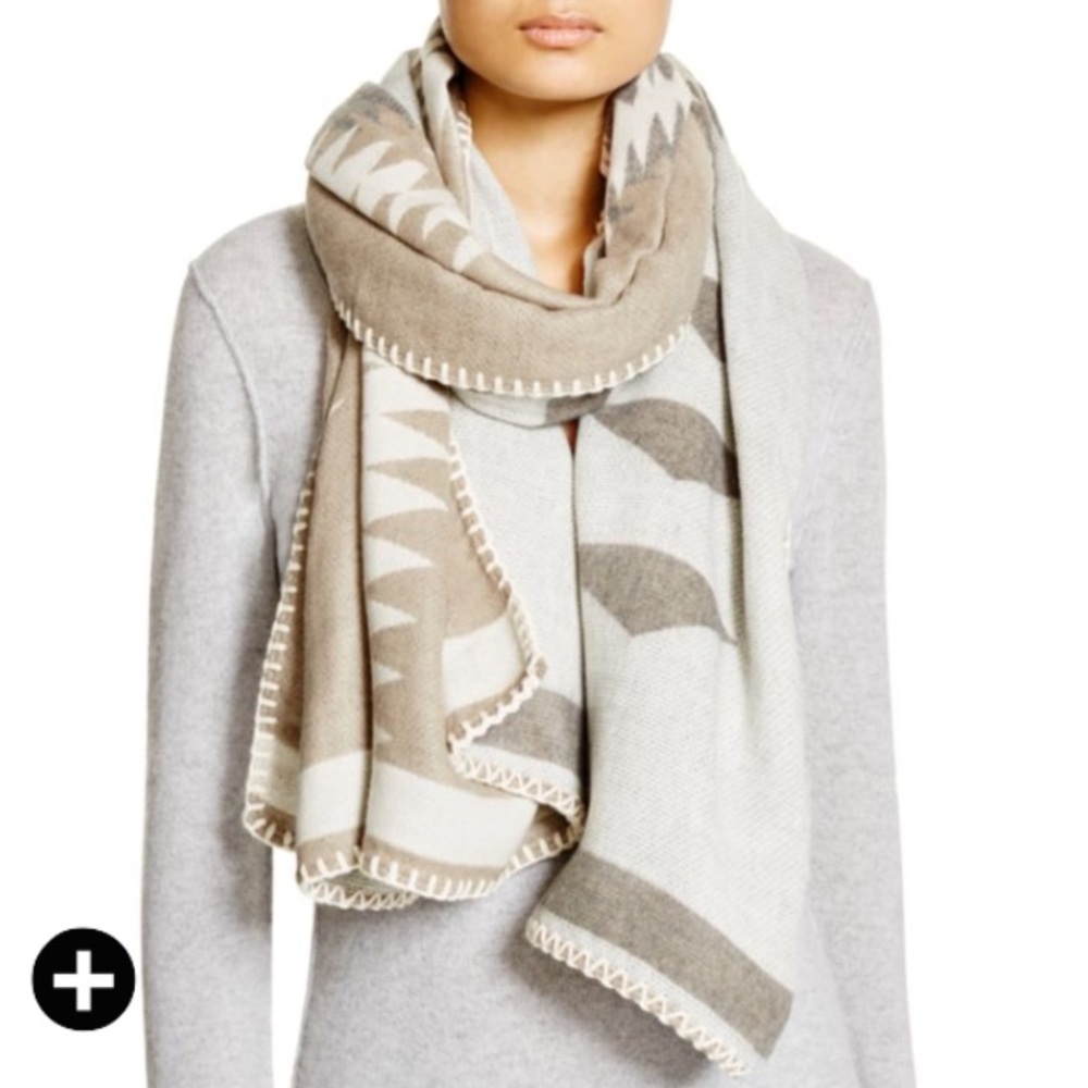 Fraas whipstitch tribal scarf